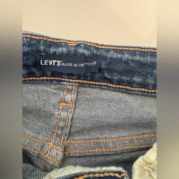 Levi's Anthropologie Made & Crafted High Rise 721 Skinny Jeans Side Stripe 27/30 - Picture 9 of 11